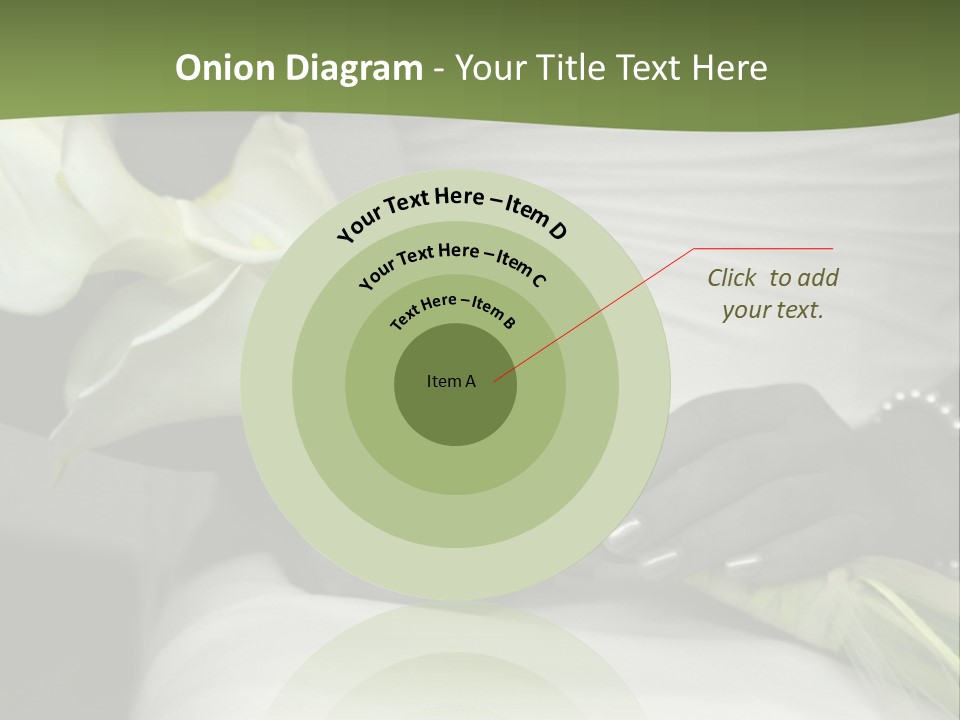 Spot Colored Wedding Image PowerPoint Template