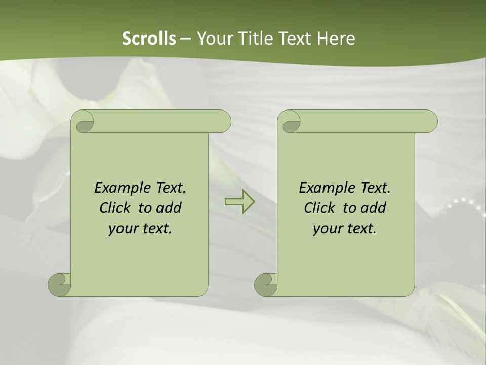 Spot Colored Wedding Image PowerPoint Template