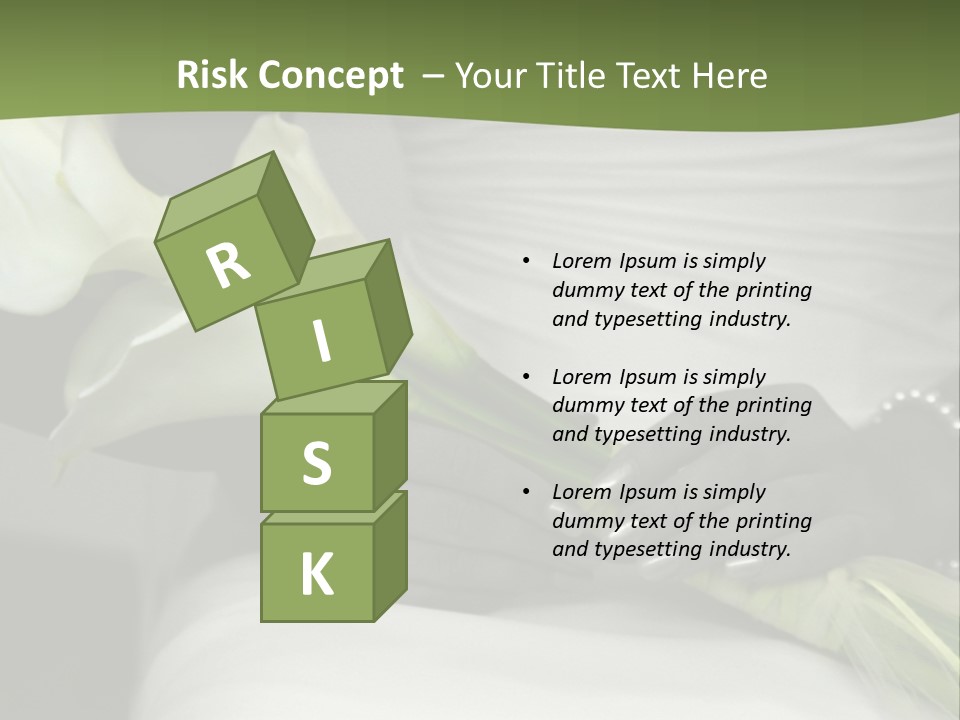 Spot Colored Wedding Image PowerPoint Template