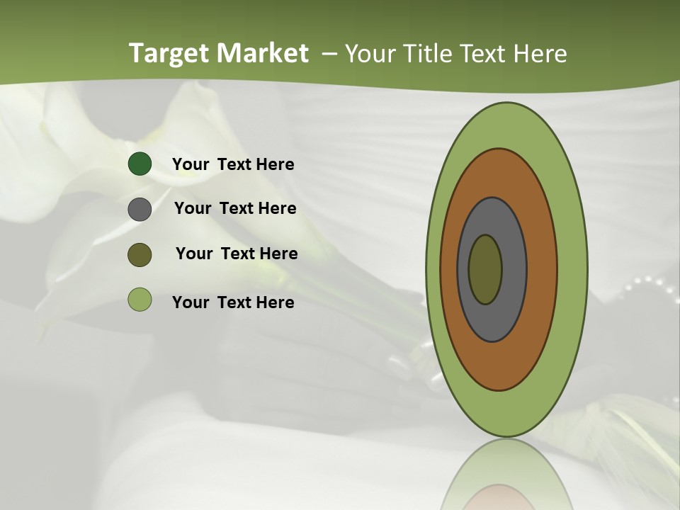 Spot Colored Wedding Image PowerPoint Template