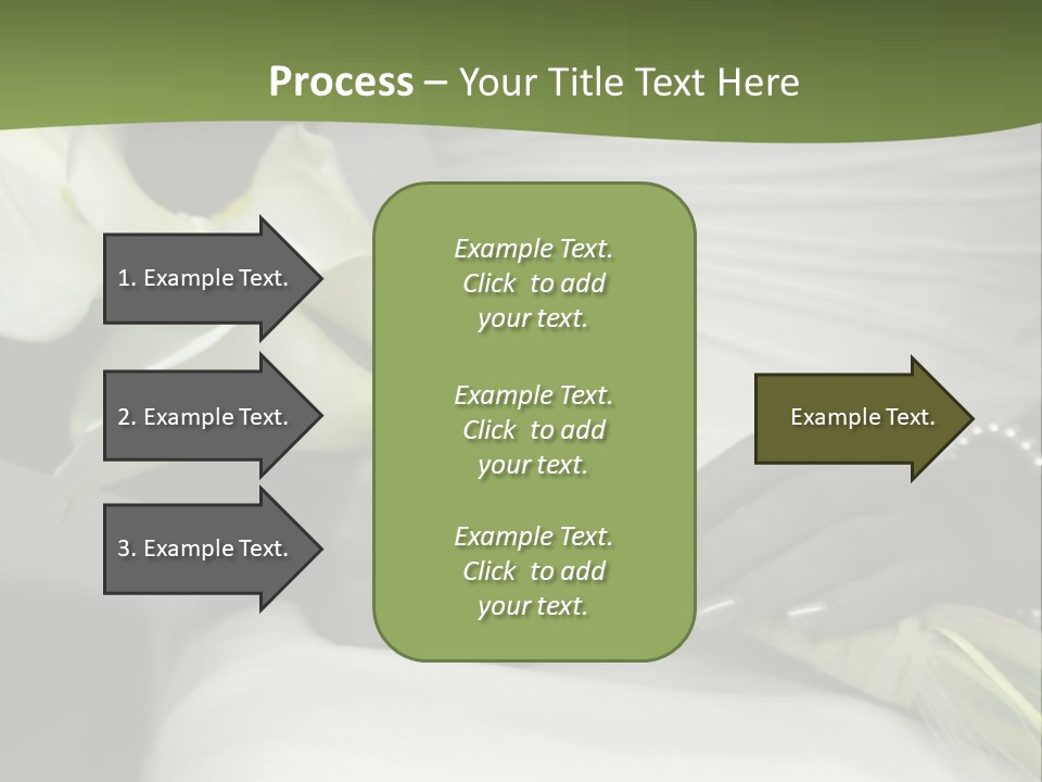 Spot Colored Wedding Image PowerPoint Template