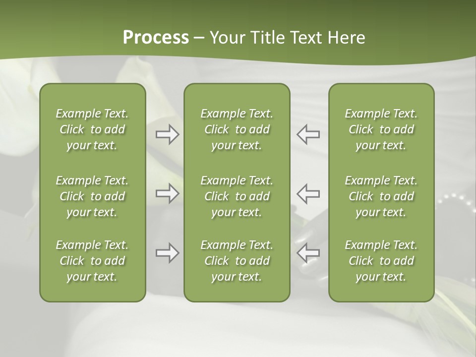 Spot Colored Wedding Image PowerPoint Template