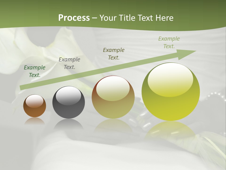 Spot Colored Wedding Image PowerPoint Template