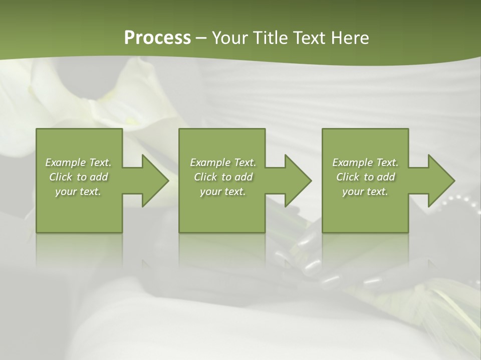 Spot Colored Wedding Image PowerPoint Template