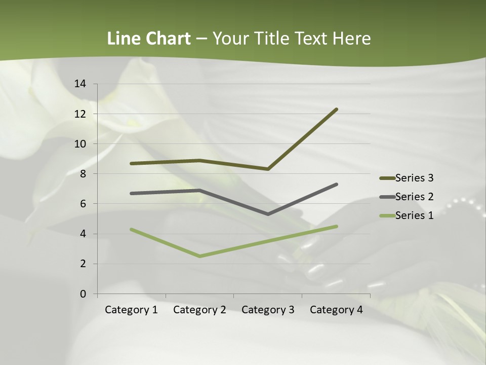 Spot Colored Wedding Image PowerPoint Template