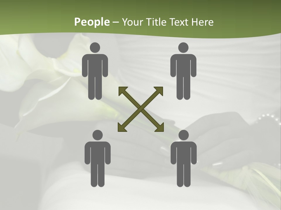 Spot Colored Wedding Image PowerPoint Template