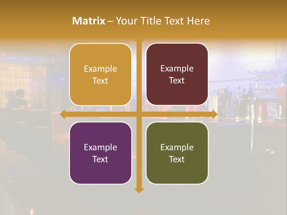 Bar Interior PowerPoint Template