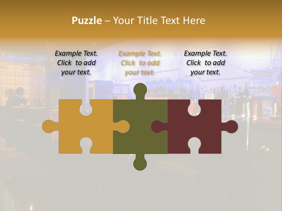 Bar Interior PowerPoint Template