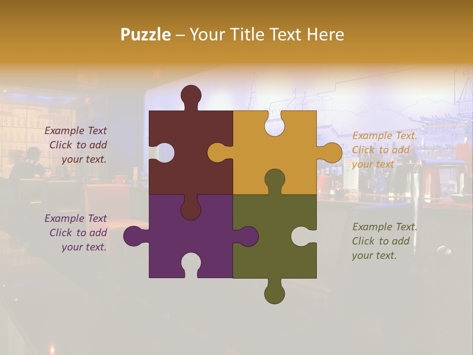 Bar Interior PowerPoint Template