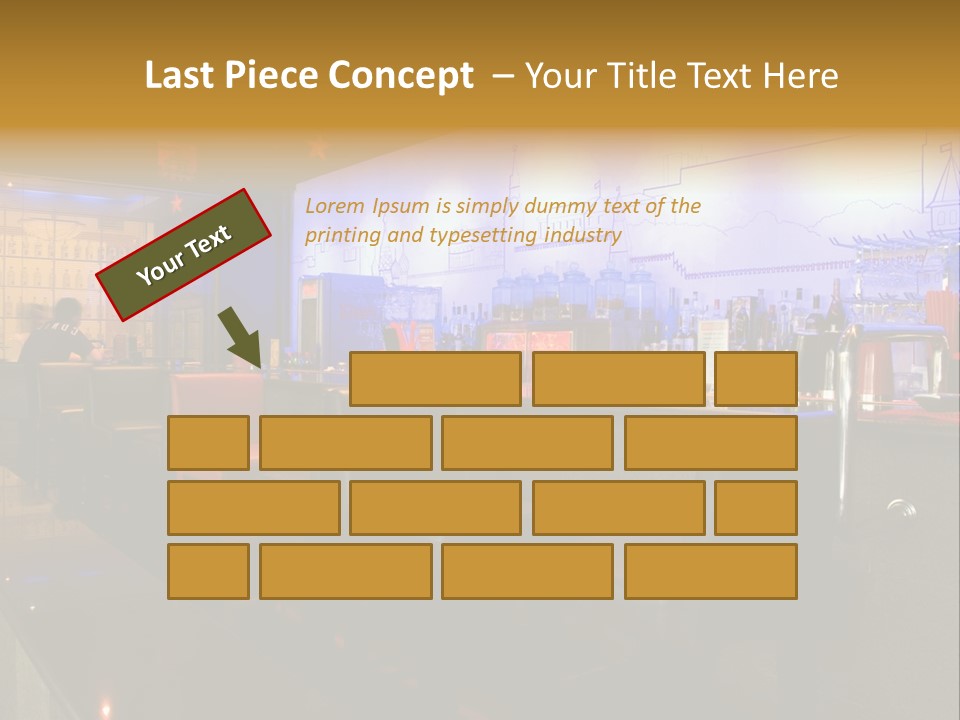 Bar Interior PowerPoint Template