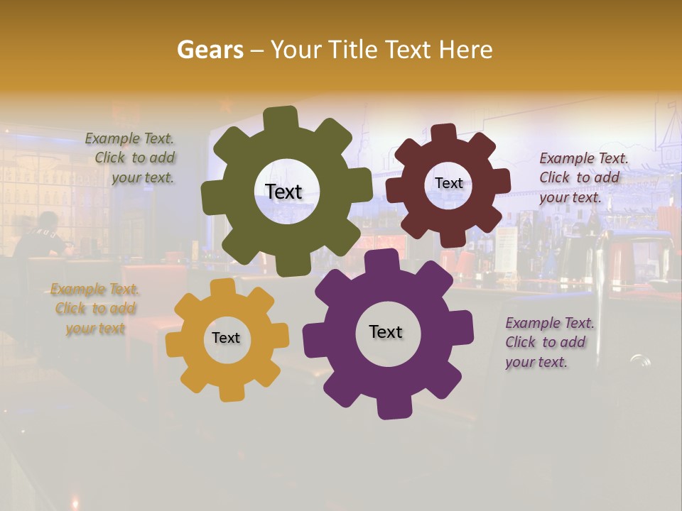 Bar Interior PowerPoint Template