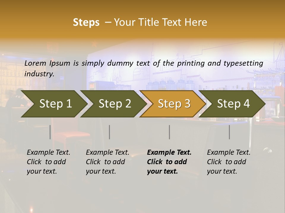 Bar Interior PowerPoint Template