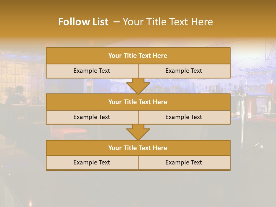 Bar Interior PowerPoint Template