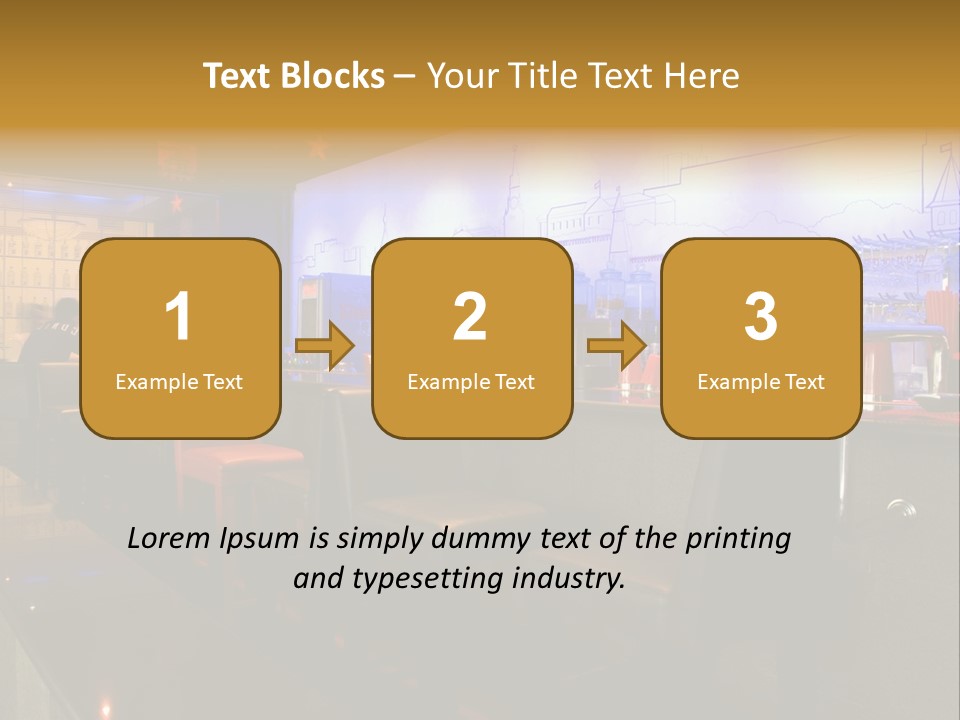 Bar Interior PowerPoint Template