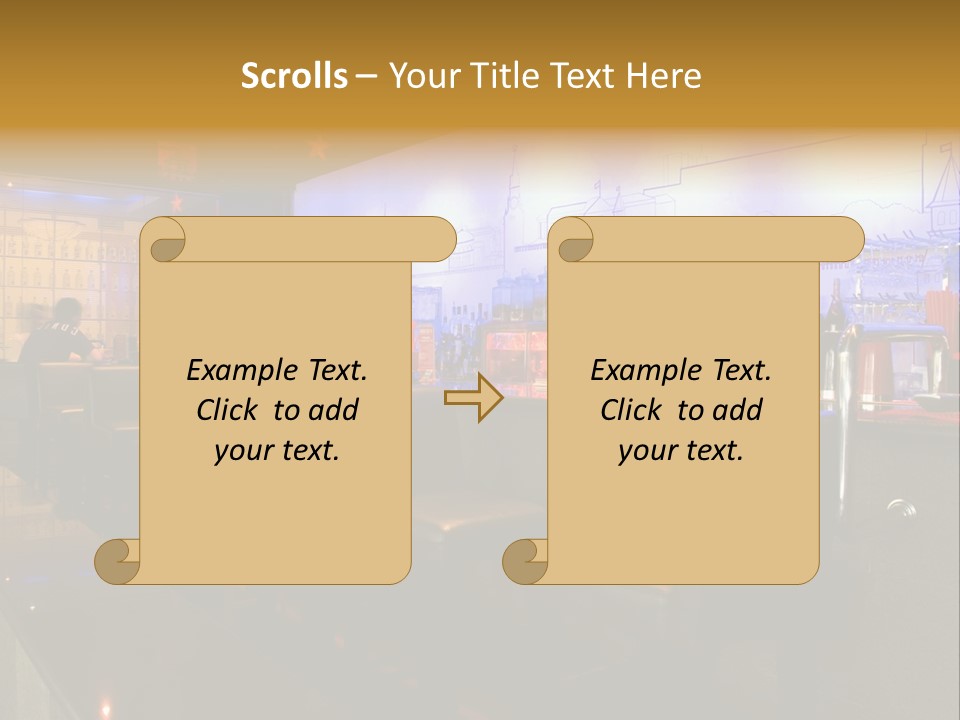Bar Interior PowerPoint Template