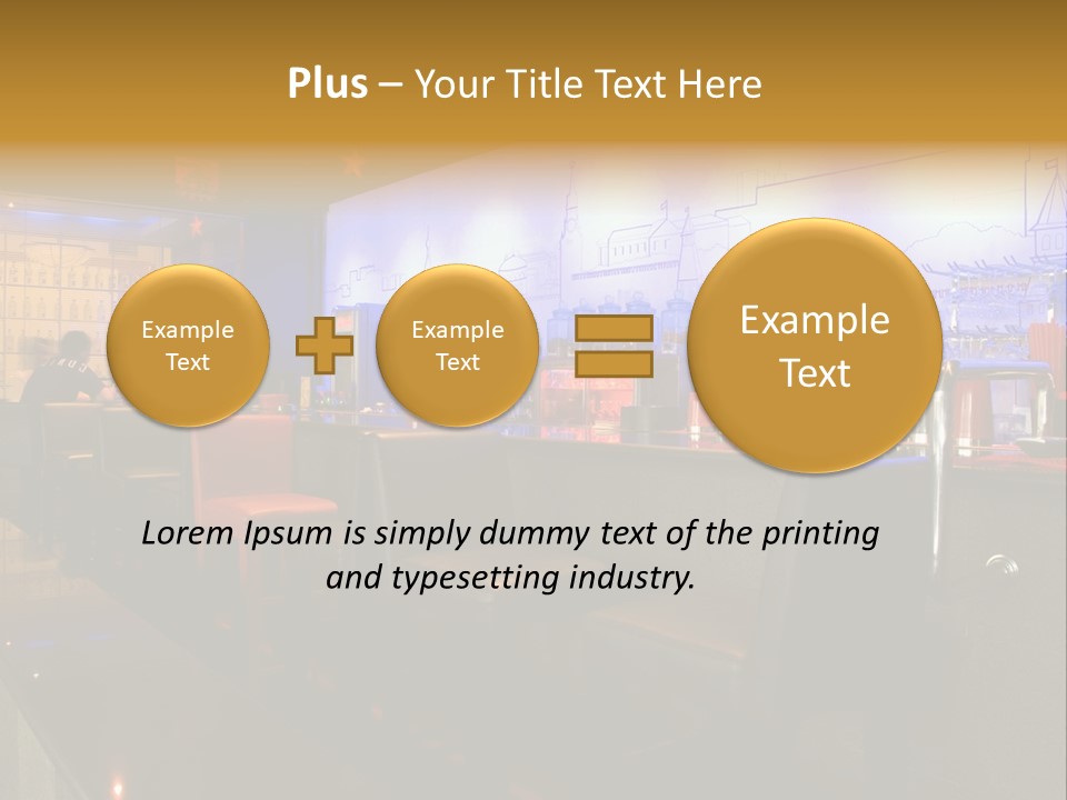 Bar Interior PowerPoint Template