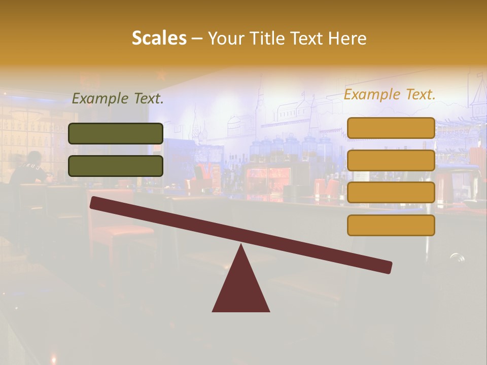 Bar Interior PowerPoint Template
