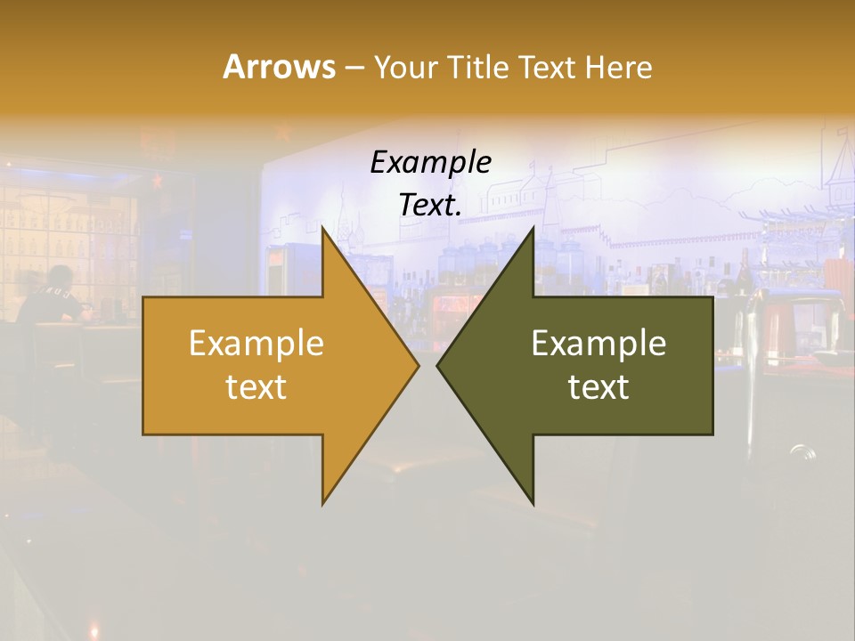 Bar Interior PowerPoint Template