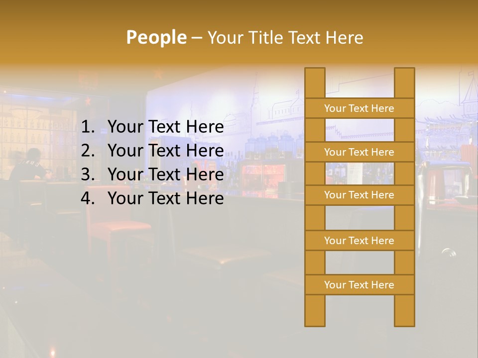 Bar Interior PowerPoint Template