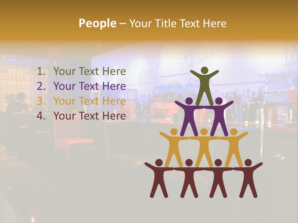 Bar Interior PowerPoint Template
