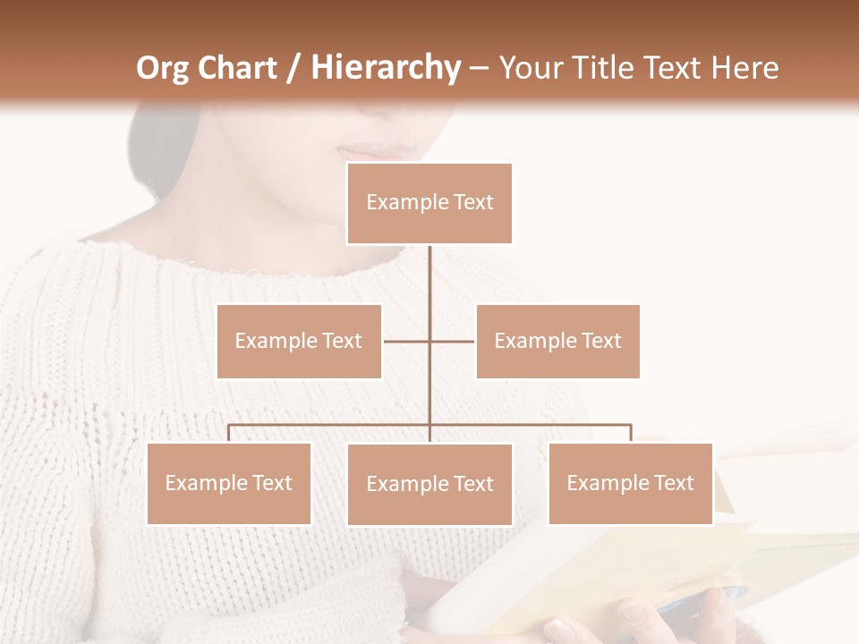 Asian Schoolgirl Studying, Isolated On White. PowerPoint Template
