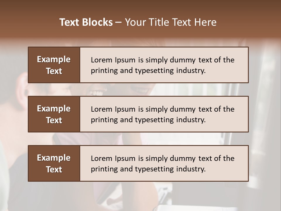 Male College Students In A Computer Lab PowerPoint Template