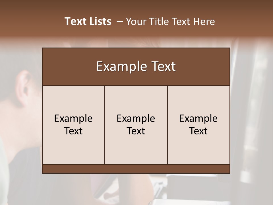 Male College Students In A Computer Lab PowerPoint Template