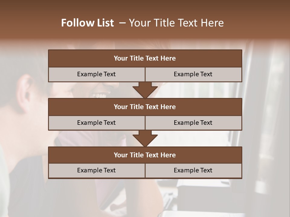 Male College Students In A Computer Lab PowerPoint Template