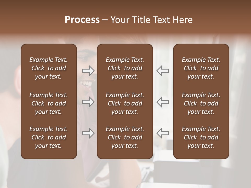 Male College Students In A Computer Lab PowerPoint Template