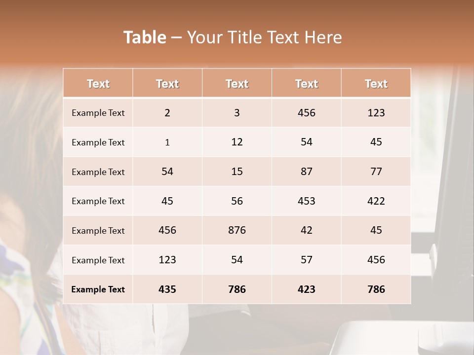 College Students In A Computer Lab PowerPoint Template
