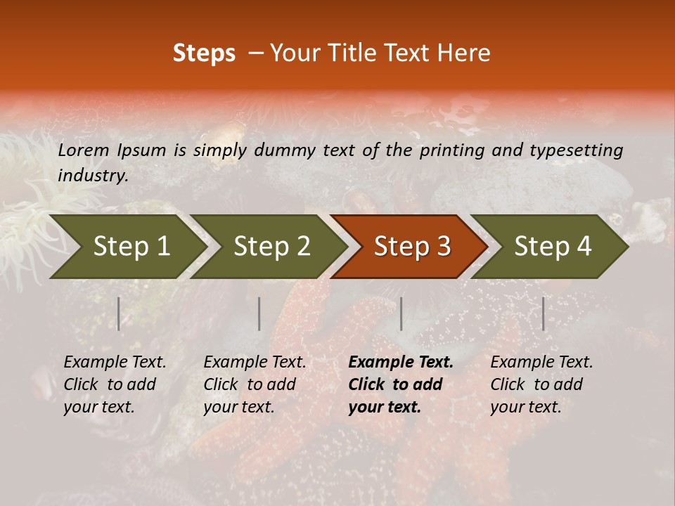 Couple Walking On Beach Arm In Arm Smiling PowerPoint Template