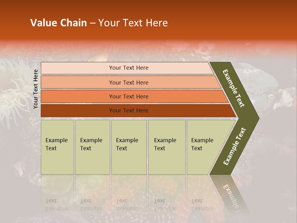 Couple Walking On Beach Arm In Arm Smiling PowerPoint Template