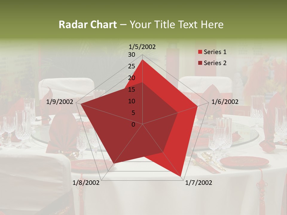 Banquet Table Setting For Wedding In China PowerPoint Template