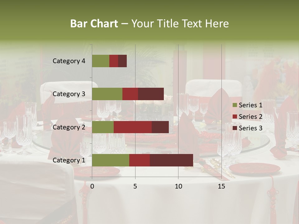 Banquet Table Setting For Wedding In China PowerPoint Template