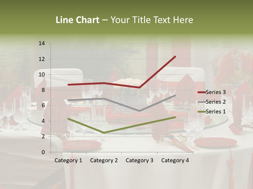 Banquet Table Setting For Wedding In China PowerPoint Template