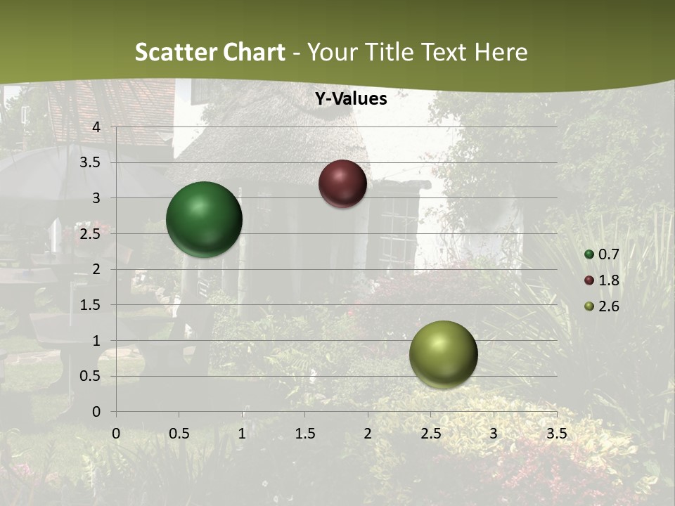 Attractive Thatched Devon Pub With Garden PowerPoint Template