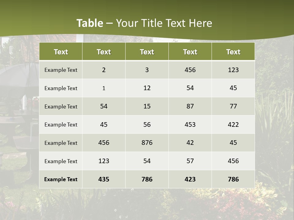 Attractive Thatched Devon Pub With Garden PowerPoint Template