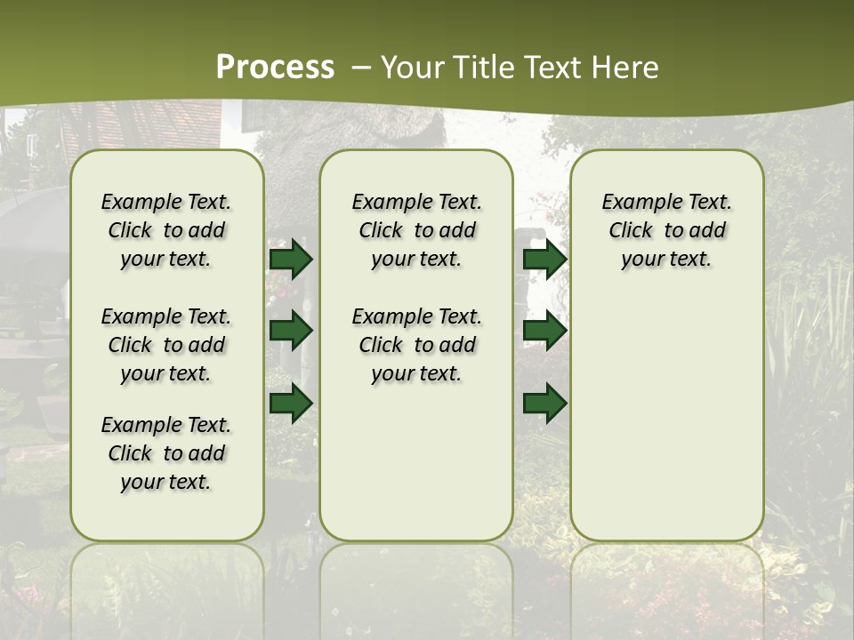 Attractive Thatched Devon Pub With Garden PowerPoint Template