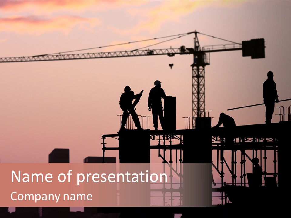 Construction PowerPoint Template