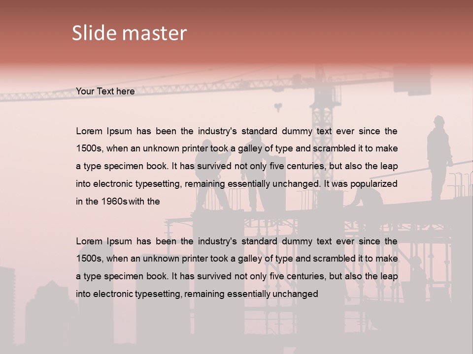 Construction PowerPoint Template