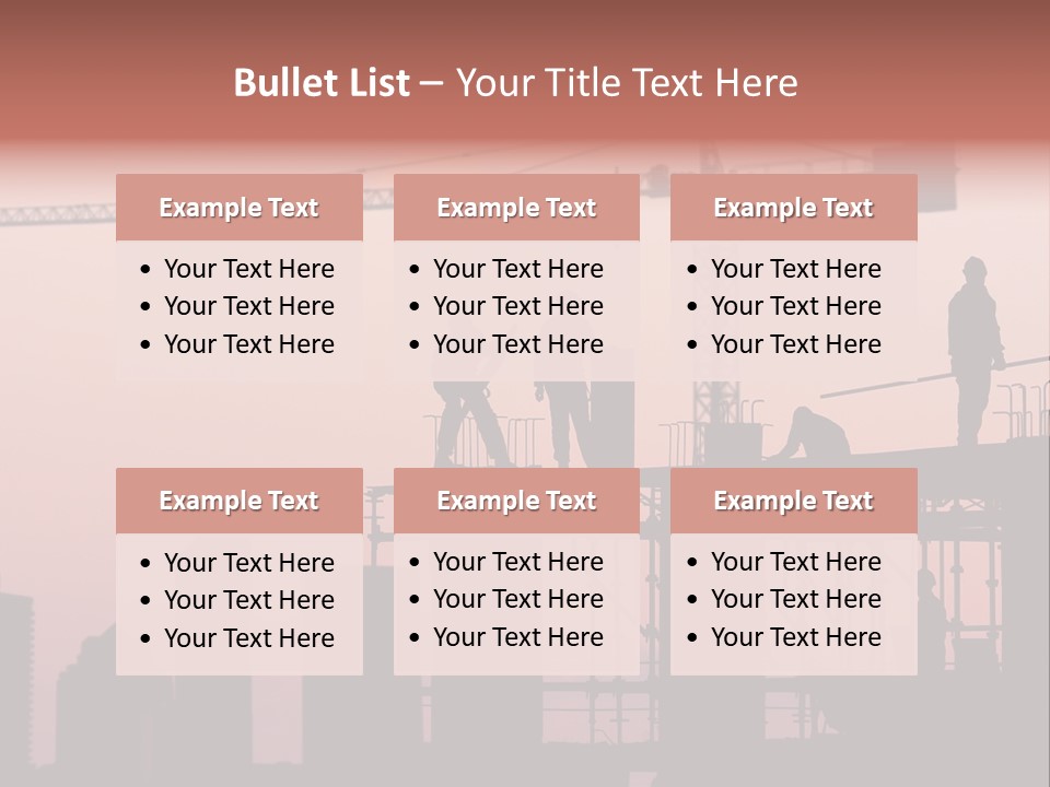 Construction PowerPoint Template