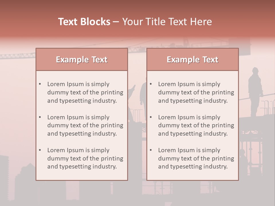 Construction PowerPoint Template