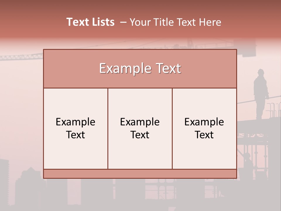 Construction PowerPoint Template