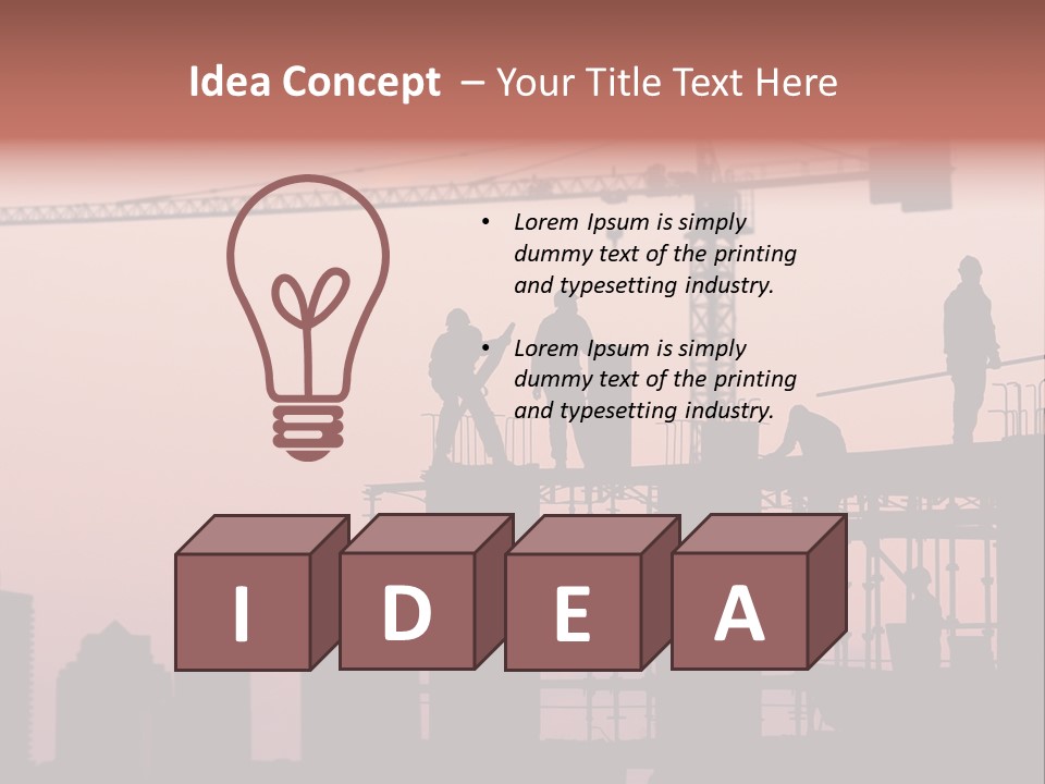 Construction PowerPoint Template