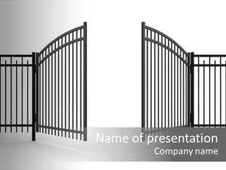 Gate PowerPoint Template