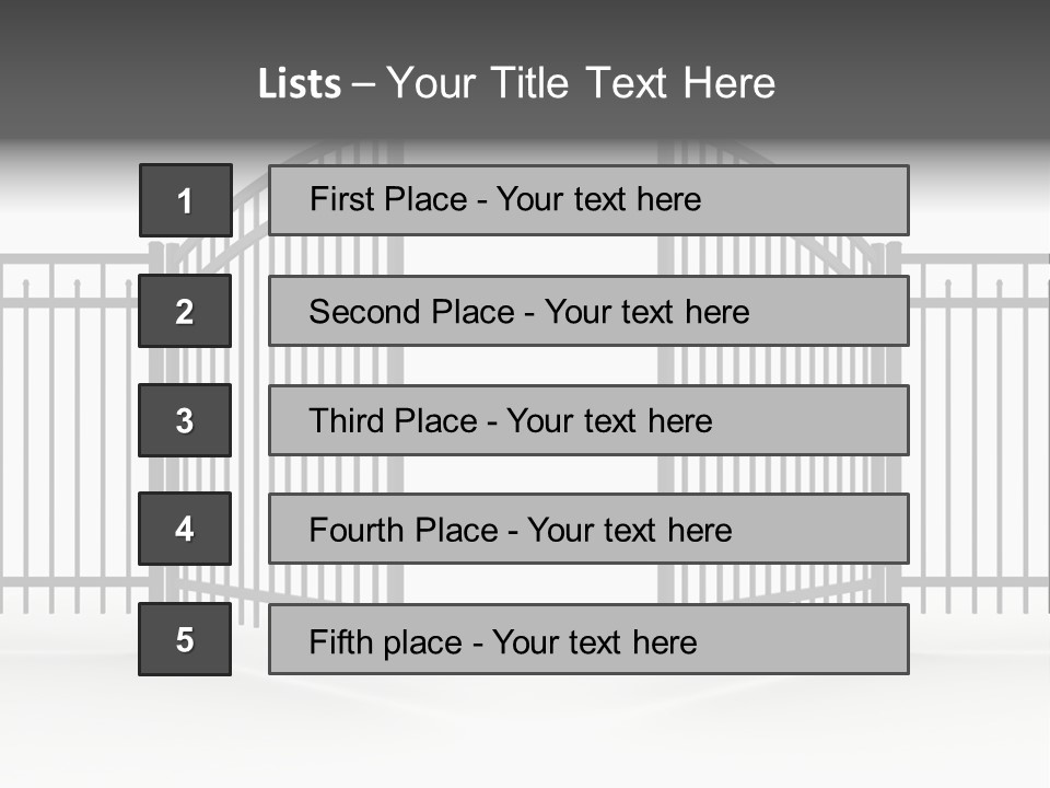 Gate PowerPoint Template