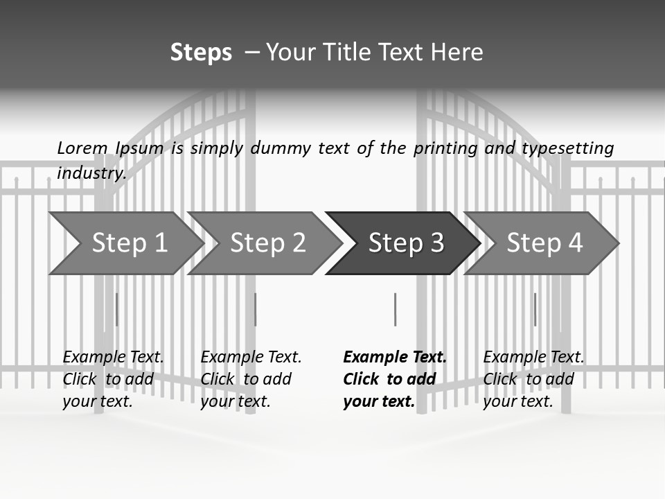 Gate PowerPoint Template
