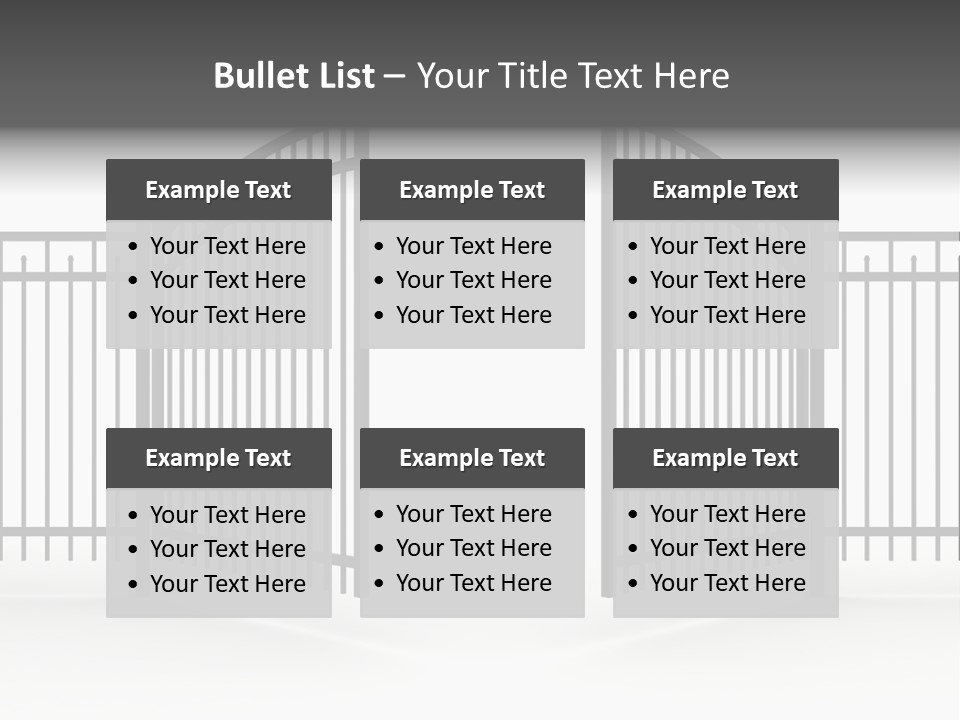 Gate PowerPoint Template