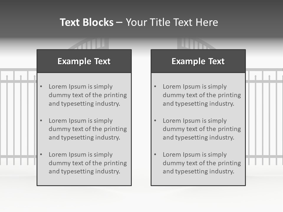 Gate PowerPoint Template