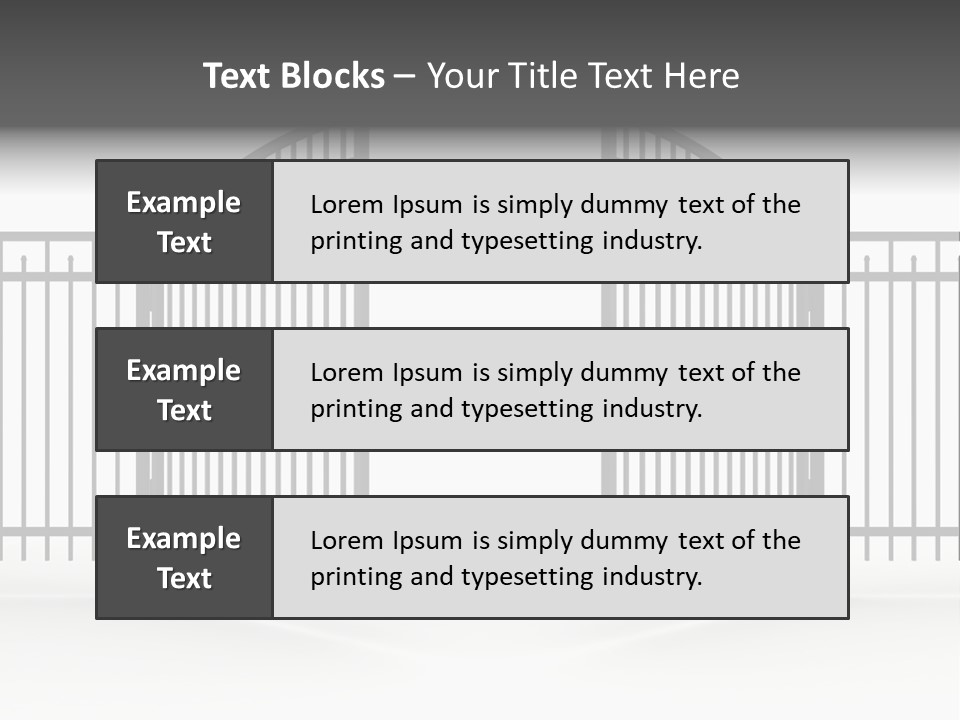 Gate PowerPoint Template